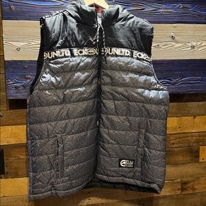 Ecko Unlimited Black and Gray Vest